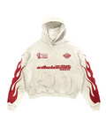 OKB White Circuit Hoodie